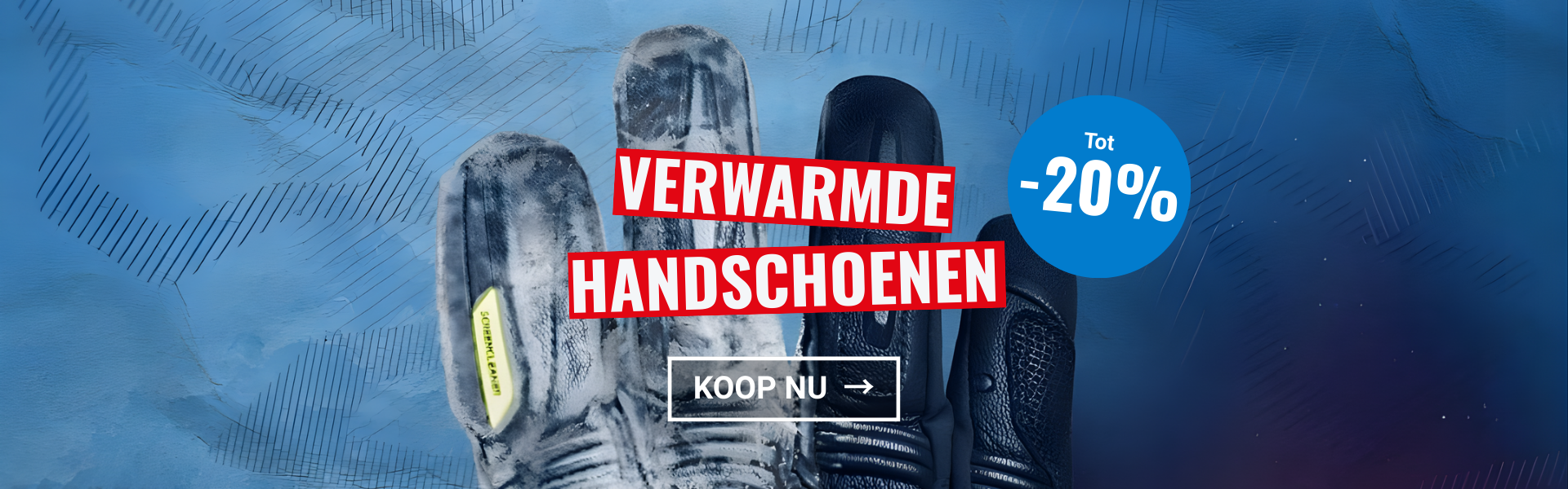 Verwarmde handschoenen